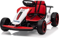 200W Kids Electric Drift Go Kart Dual Motor 7AH Battery Ride-On Car 360 Degree