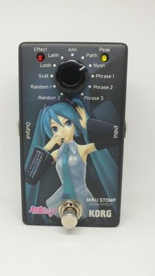 KORG MIKU STOMP Gesang Effektpedal Hatsune Miku Stimme gebraucht Gitarre...