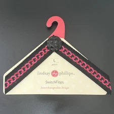 LINDSAY PHILLIPS “Joyce” SwitchFlops Interchangeable Straps Large US 9 10 11