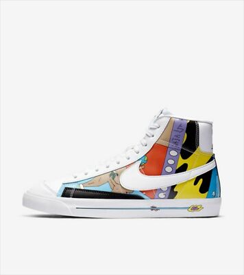 Nike FLYLEATHER Blazer Multicolor \'77 QS CZ3775-900 Men\'s Size 10 New With Box Nike FLYLEATHER Blazer Multicolor  main image 3