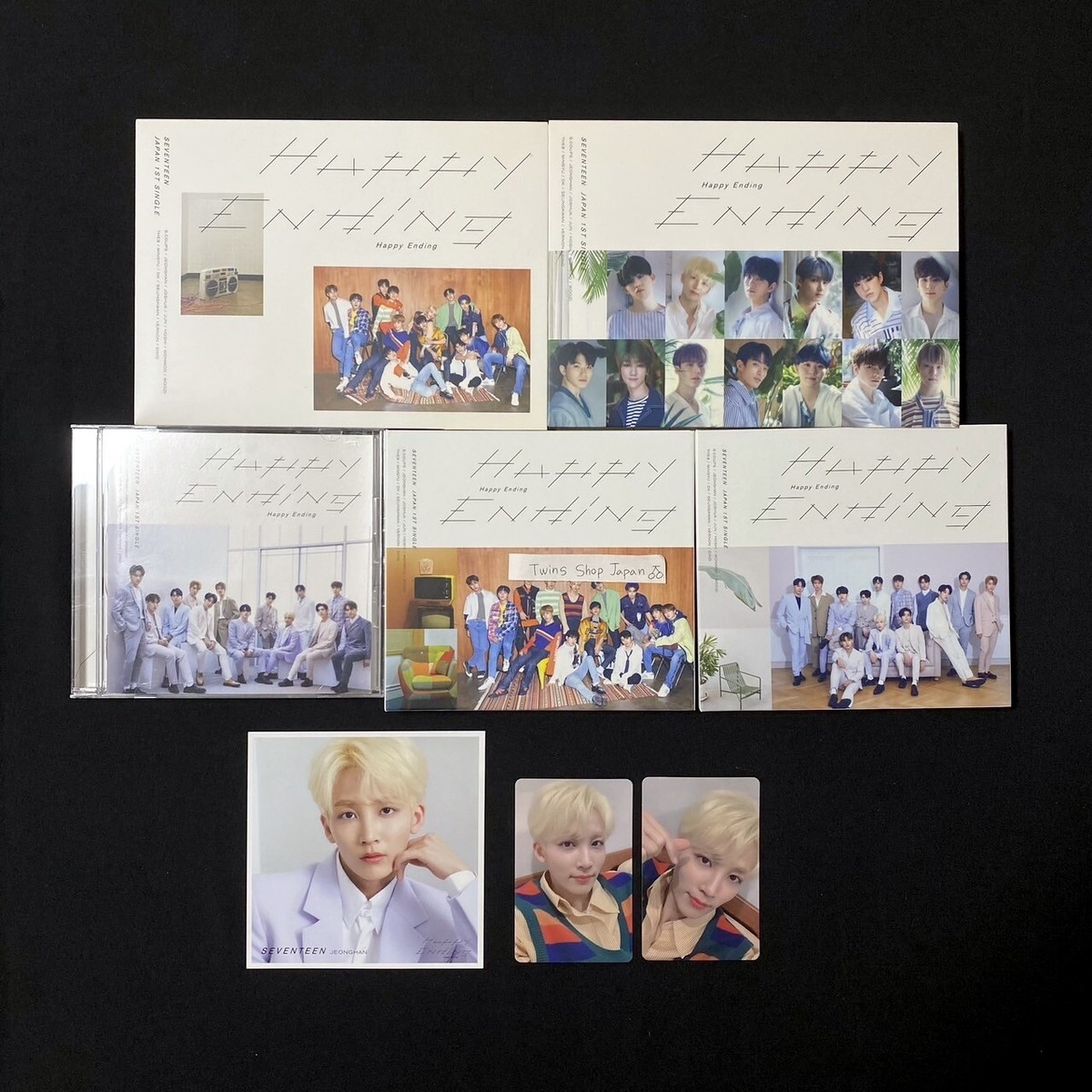 SEVENTEEN Japan 1st Single Happy Ending CD + Photo card