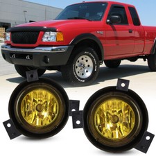01-03 Fog Lights For Ford Ranger Yellow Lens Replacement Driving Fog Lamps Pair