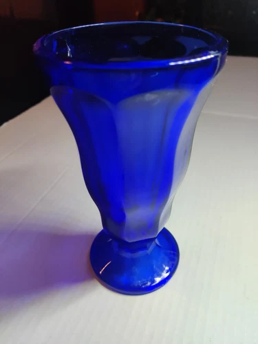 Cobalt Blue Fountainware Glass