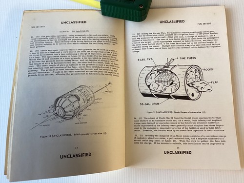 Typical Foreign Unconventional Warfare Weapons 54 pages Booklet U.S. publ. - Picture 6 of 11