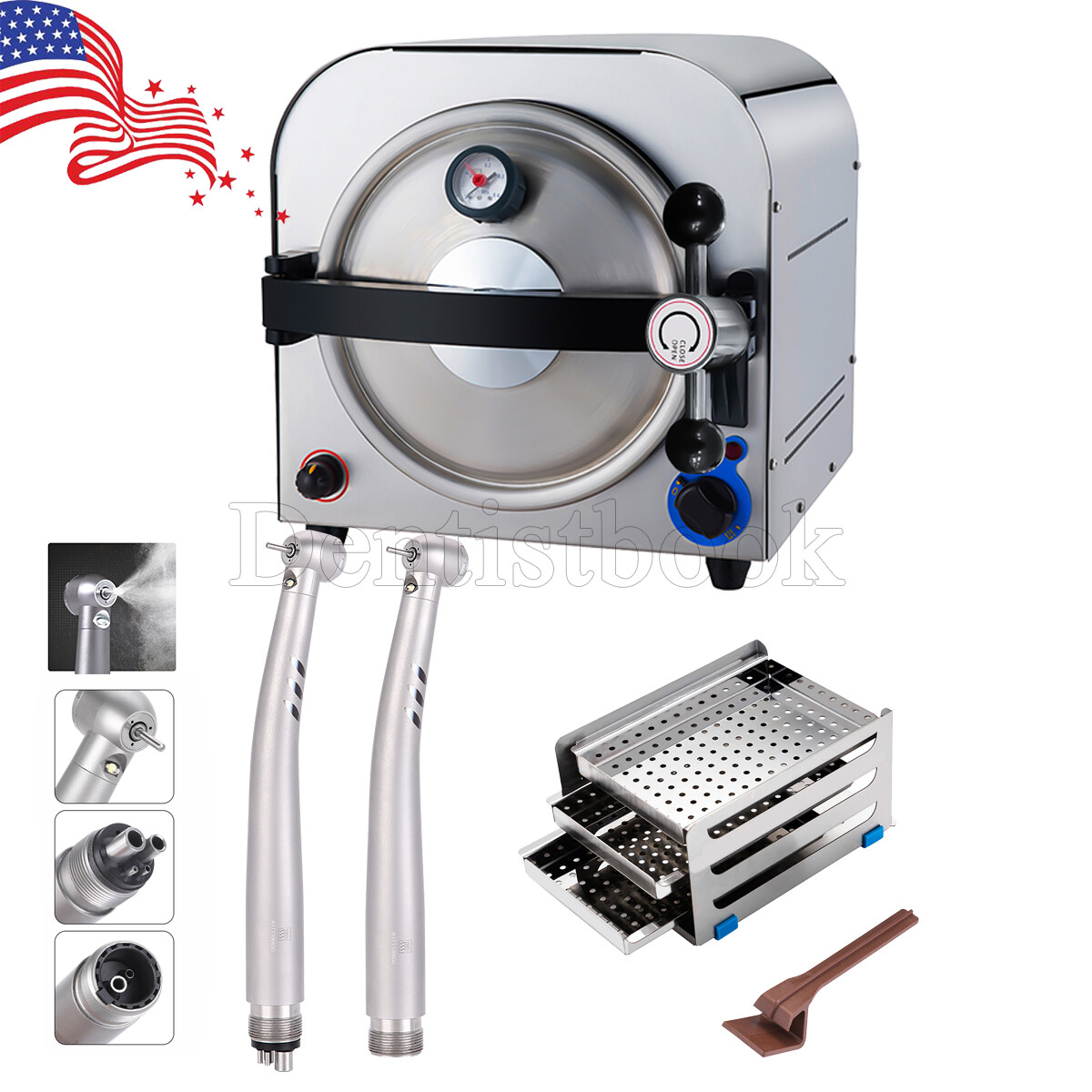 Dental Autoclave Steam Sterilizer Sterilization/LED High Speed