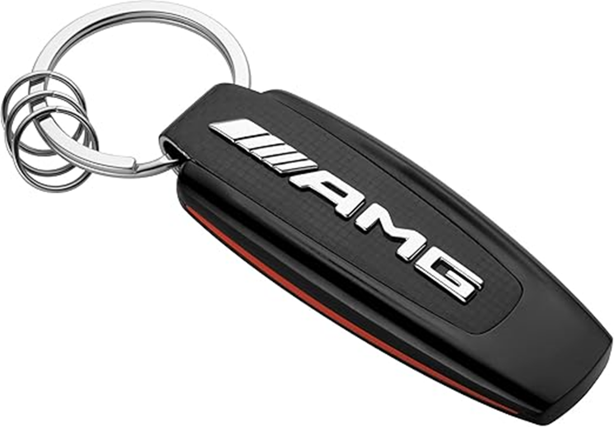 Mercedes-Benz AMG Collection Genuine Carbon Keychain Keyring from