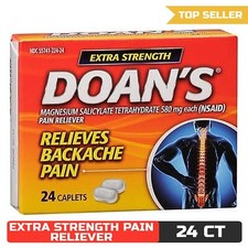 Doan's Extra Strength Pain Reliever Caplets, 24 ct