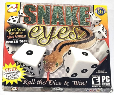 Snake Eyes PC Strategy Brand New Computer Software