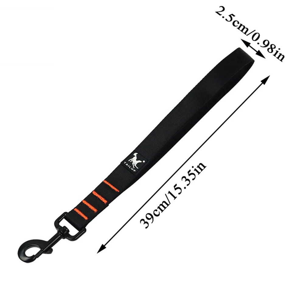 Guinzaglio Cane Sedile Corto Sicurezza / Gratis Auto Nylon Mano Cinghia Pet ☆ - Immagine 2 di 4