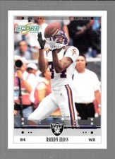 2005 Score Randy Moss Oakland Raiders #163 NRMT
