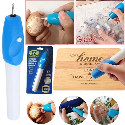 Engraving Etching Pen Hobby Craft Rotary Handheld Tool For Jewellery Metal Glass