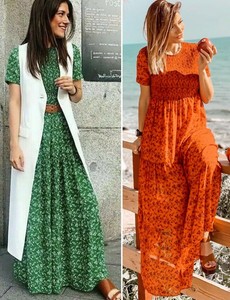 zara green smock dress