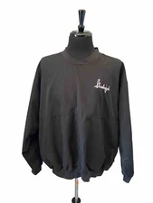 Slumberjack Men's Jacket Pullover Wind Shirt XL Black Pockets Outdoor