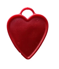 Plastic Heart Shaped Helium Balloon Weight