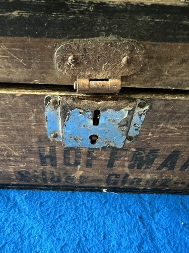 Cassetta In Legno Scatola In Legno Con Pubblicità Scatola Pubblicitaria Hoffmanns Spessore - Foto 11 di 20