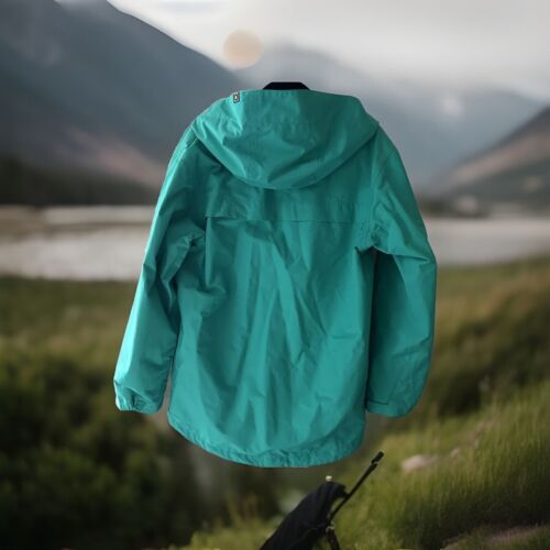 RPM Men’s Jacket Hooded Rain Coat BLUE Green New Zealand Boating waterproof Sz S - Picture 9 of 23