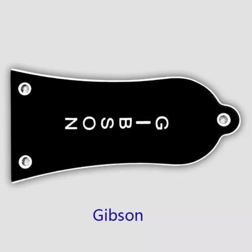 Guitar Parts Fits US Epiphone LP 'Gibson' TRUSS ROD COVER PLATE , 2Ply Black