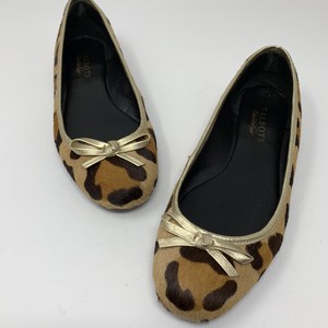 talbots leopard flats