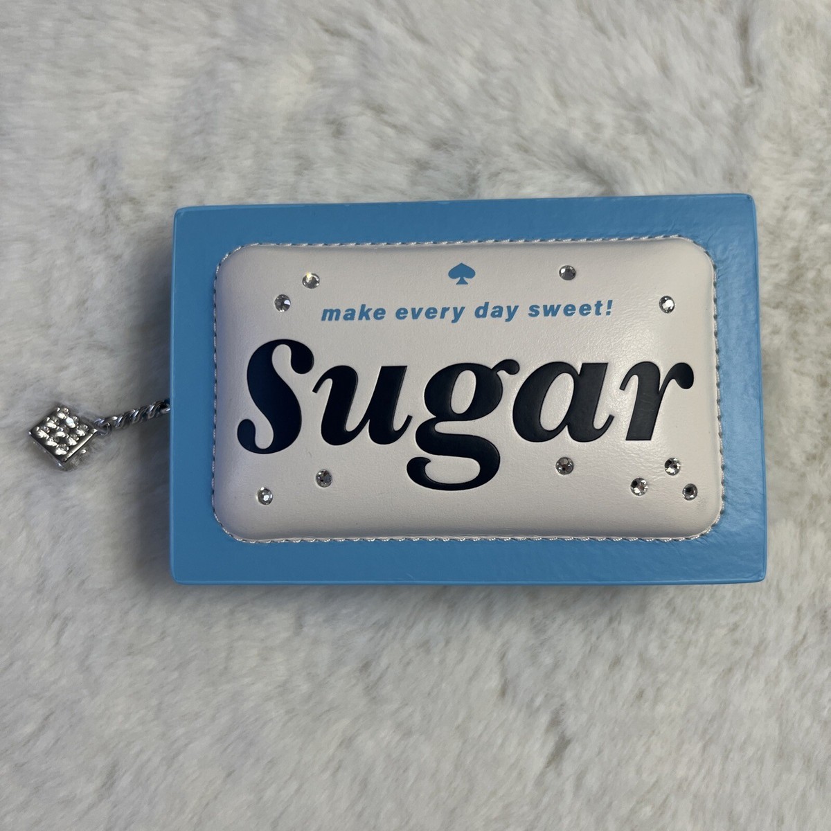 New Kate Spade Coffee Break 3D Sugar Packet Small Card