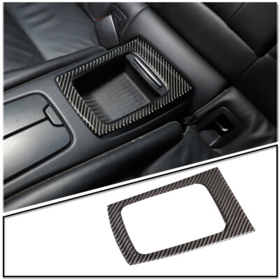 Carbon Fiber Rear Row Storage Box Frame Trim Kit For BMW E92 M3 2007-2013 2-Door