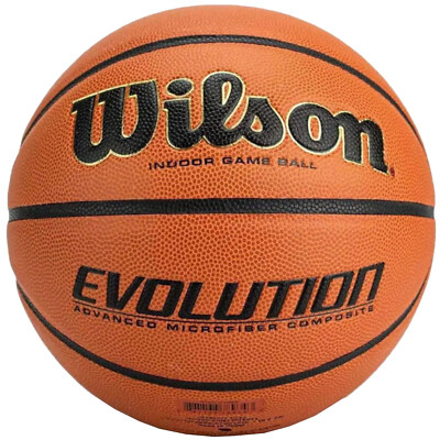Basketball Unisex, Wilson Evolution Indoor Game Ball, Orange