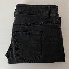 Witchery Womens Biker Look Skinny Ankle Length Zippers Jeans Size 12 GUC JNA95