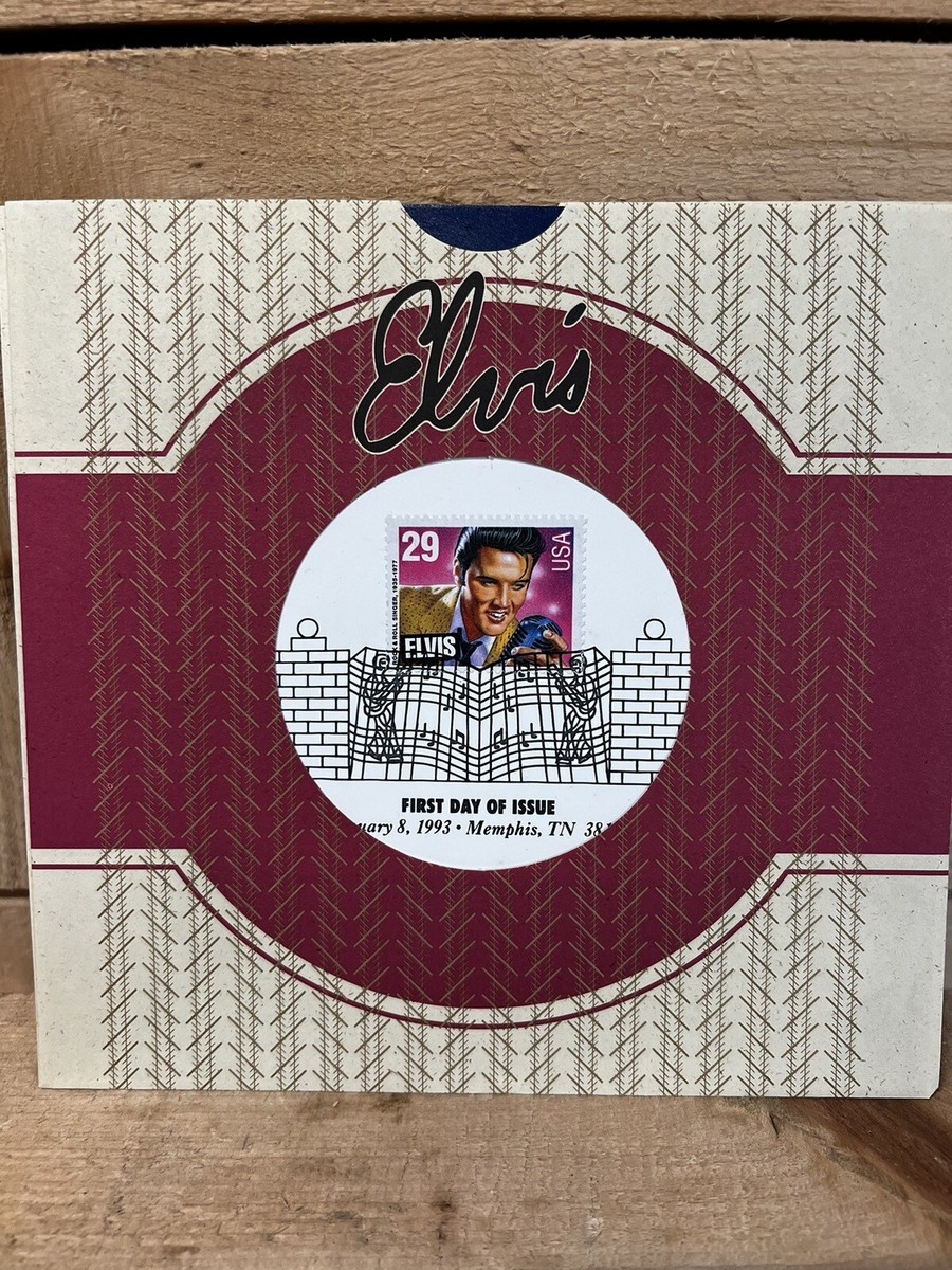 USPS Commemorative Edition “Elvis Presley” Stamps: First Day