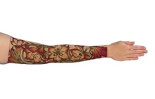 LILY BEIGE Compression Sleeve by LYMPHEDIVAS, Gauntlet Option, ANY SZ/LEVEL, New