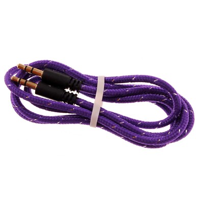 3.5mm Aux Cable Adapter Car Stereo Aux-in Audio Cord Speaker for Cell Phones