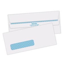 500 Pack White Left Window Security Tinted Envelopes Self Sealing 10 Size