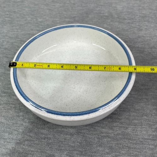 Mikasa Cordon Bleu 9.25” Round Pasta Bowl CG500 With Blue Band On Border - Picture 5 of 7