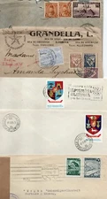 WORLDWIDE 1934-1980 LOT OF 3 COVERS AND 2 CUT OF COVERS