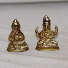 Antique Brass Statue Handmade Figurine Sculpture Collectible