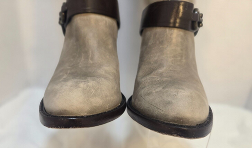 Cole Haan Tantivy Ironstone abgenutzt Leder groß Harness Absatz Stiefel Größe 8 - Bild 7 von 12