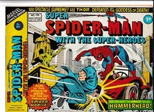 SUPER SPIDER-MAN WITH THE SUPER HEROES#179 FN6.5 1ST UK REPRINT#130 SPIDER-MAN!!