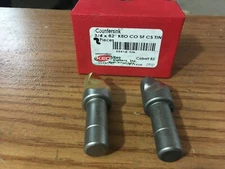 (2) 3/4" x 1/2" Shank 82° TiN Cobalt Single End Countersink