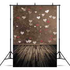 5x7FT Valentine's Photography Backdrop 10876