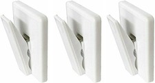 Self Adhesive Note Bill Clip Note Holder Holders Spring Loaded White (3)