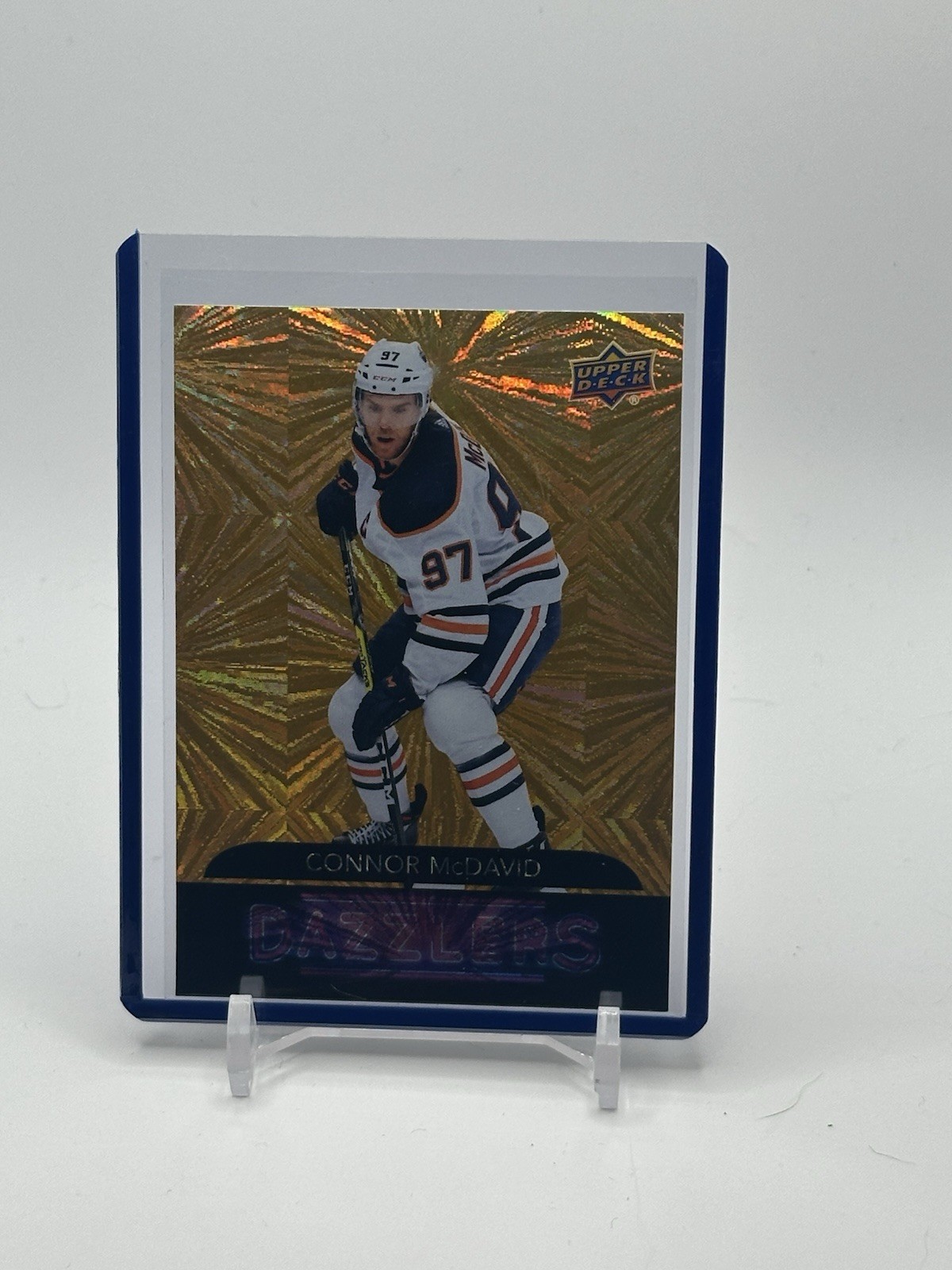 2020-21 Upper Deck Connor McDavid #DZ-18 - Dazzlers Orange