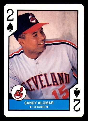 1990 Playing Card All-Stars CLEVELAND INDIANS 3 cards