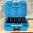 Damaged Bolts Removers Set 6pc Locking Wheel Nut  Rounded Twist Socket 1/2" Dr.