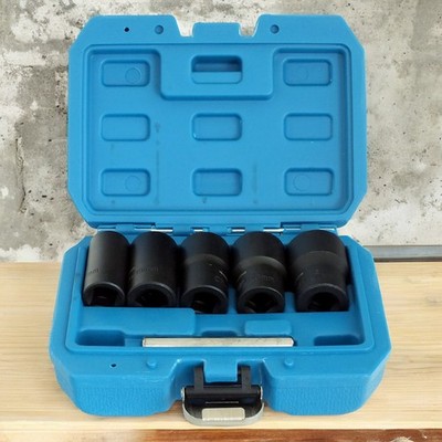 Damaged Bolts Removers Set 6pc Locking Wheel Nut  Rounded Twist Socket 1/2'' Dr.