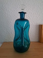  Ulrica Hydman Vallien , Glas,   Blaue Flasch...