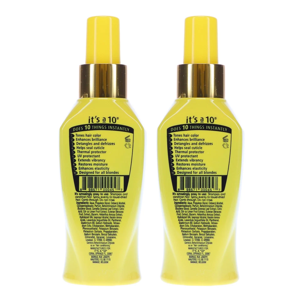 It's a 10 Miracle Blonde Leave-In 4 oz 2 Pack - Image 4 of 4