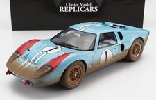 CMR Ford GT40 MKII #1 Le Mans 1966 Miles Hulme Dirty Version 1:12 Resin
