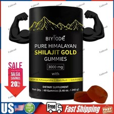 Shilajit GOLD Gummies, Organic, Extremely Potent 3000 mg, Fulvic Acid US 2026  