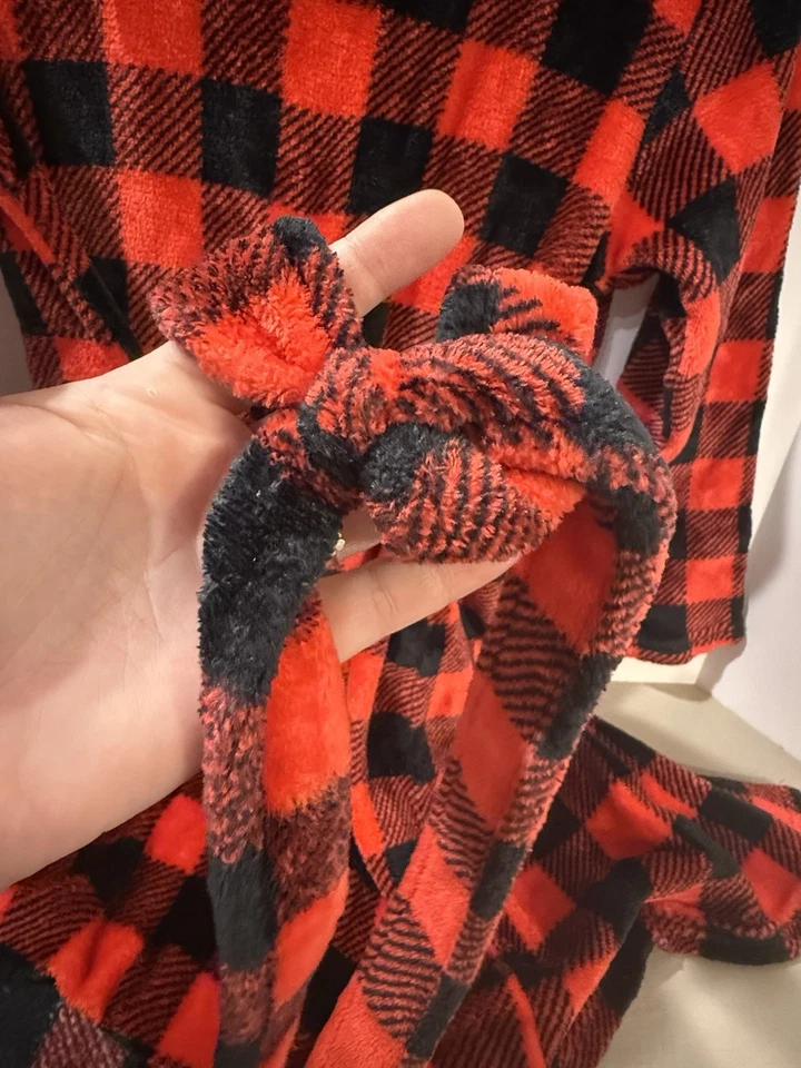 Bata moderna a cuadros búfalo talla grande para niños *leer* Foto 4 de 4