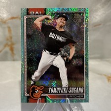2026 Topps Baseball Series 1 #185 Tomoyuki Sugano AQUA Rainbow Foil card
