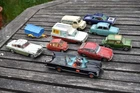 Corgi Bundle of 10 Vintage 1960/70's Cars for Parts or Restoration