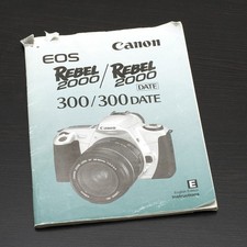 Canon EOS Rebel 2000 300 /Rebel 2000 Date 300 Date Instruction Manual
